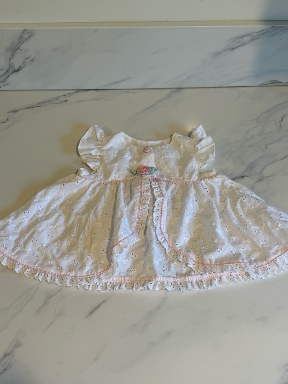 Vintage baby girl cottage core dress